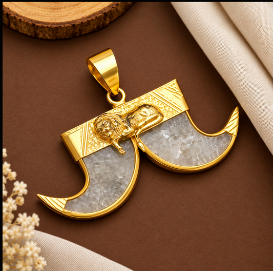 Sacred Gold Nail Pendant